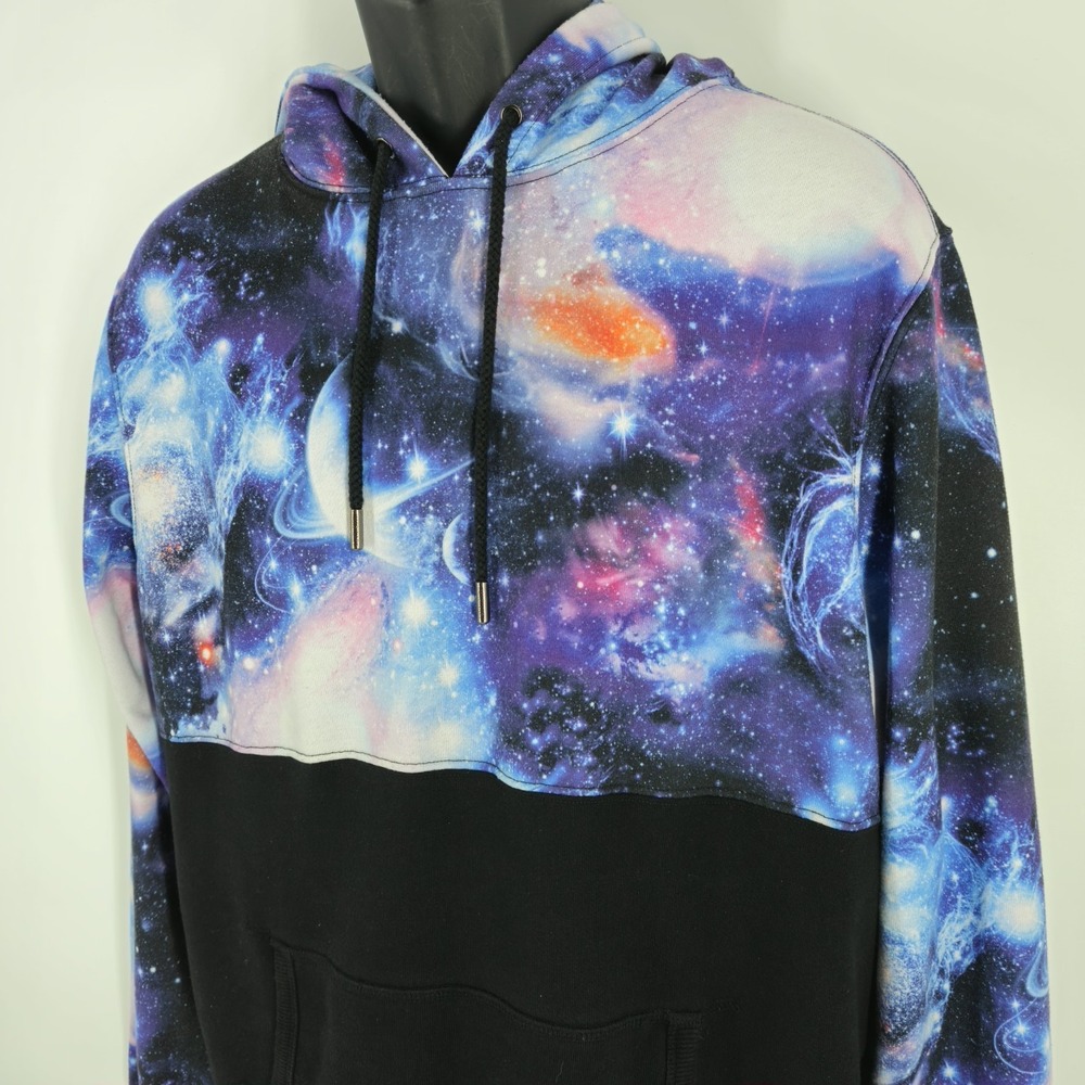 Imaginary Foundation Galaxy Colorblock Men's Size Medium Hoodie RN‎ 133435